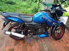 TVS Apache RTR 150 Matt Blue